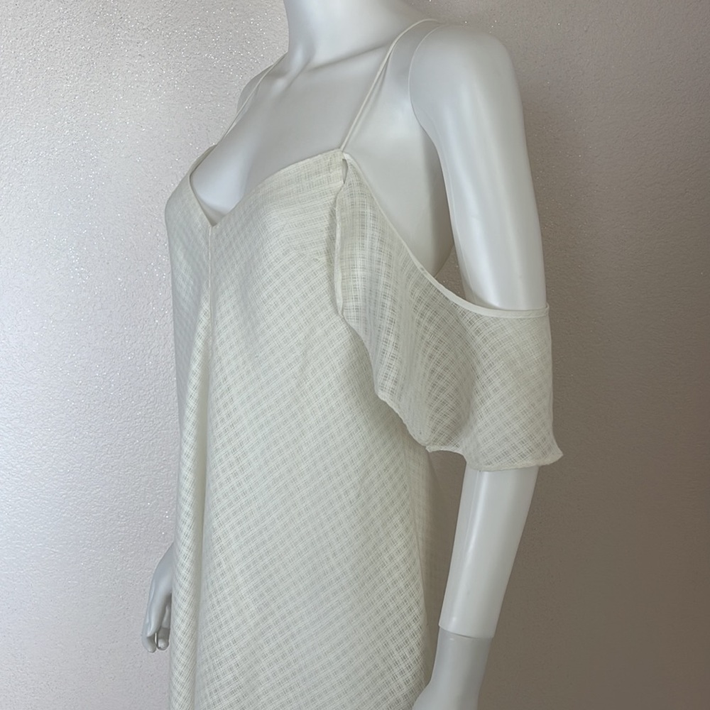 Silence & noise off white ruffle summer day dress - Picture 5 of 14